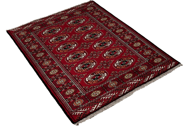 Turkman · Handgeknüpft – Rot, 145x99 cm