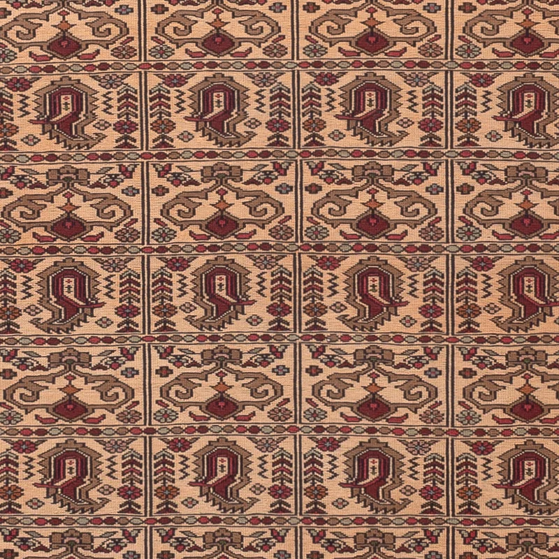 Kelim Afghan Teppich 129x200cm - mehrfarbig
