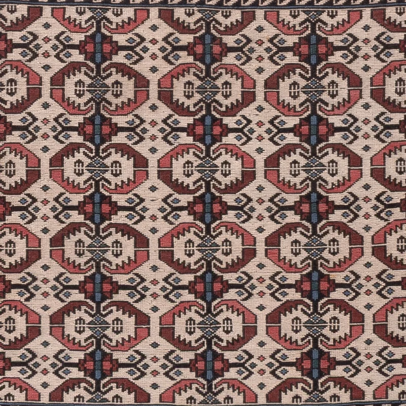 Kelim Afghan Teppich 118x207cm - mehrfarbig