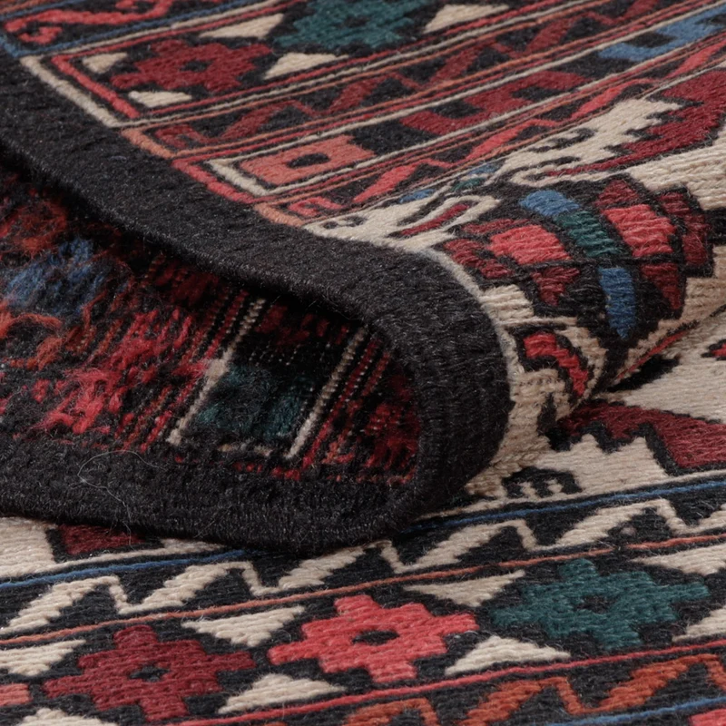 Kelim Afghan Teppich 118x207cm - mehrfarbig