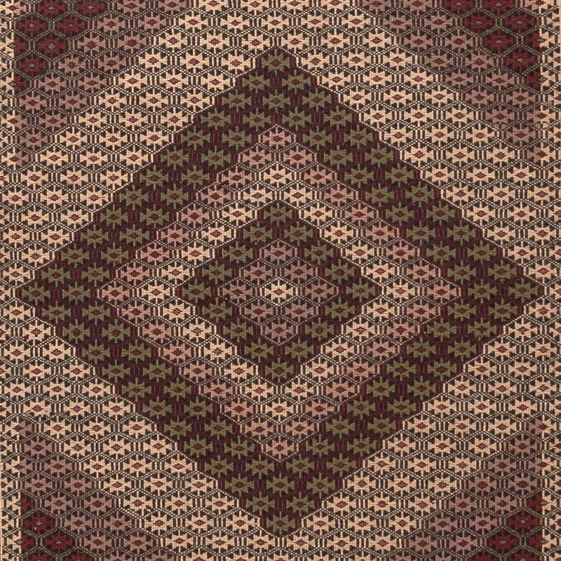 Kelim Afghan Teppich 120x197cm - mehrfarbig