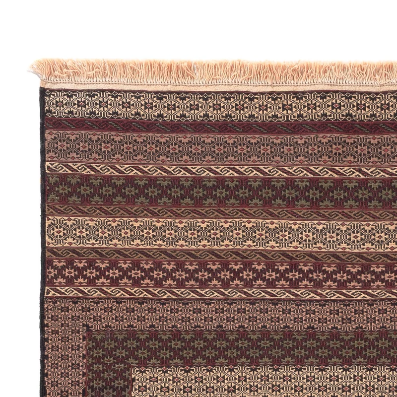 Kelim Afghan Teppich 120x197cm - mehrfarbig