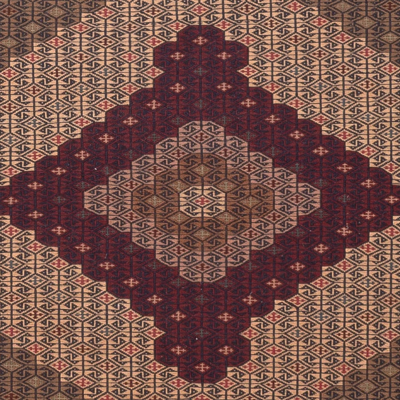 Kelim Afghan Teppich 127x188cm - mehrfarbig