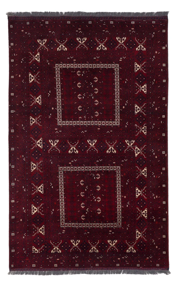 Afghan Teppich 159x258cm - Orientteppich - rot