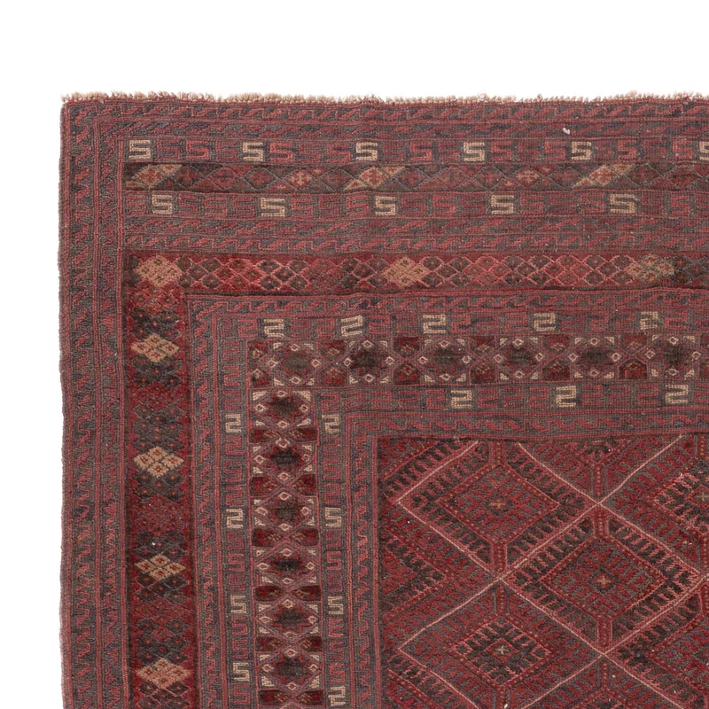 Kelim Afghan Teppich 201x278cm - mehrfarbig