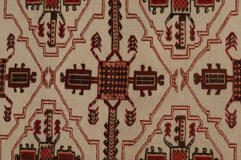 Kelim Belutch · Handgewebt – Beige, 204x177 cm