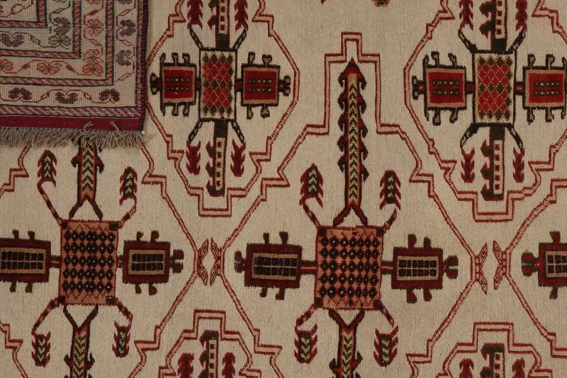 Kelim Belutch · Handgewebt – Beige, 204x177 cm