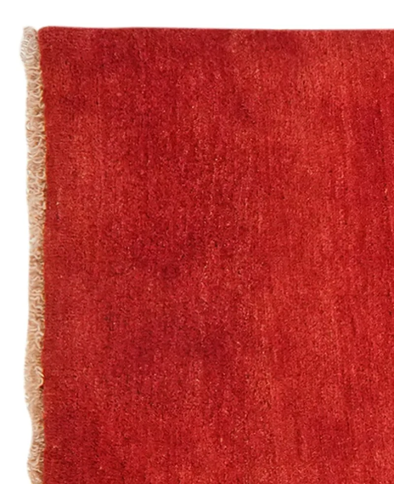 Gabbeh · Handgeknüpft – Rot, 255x82 cm