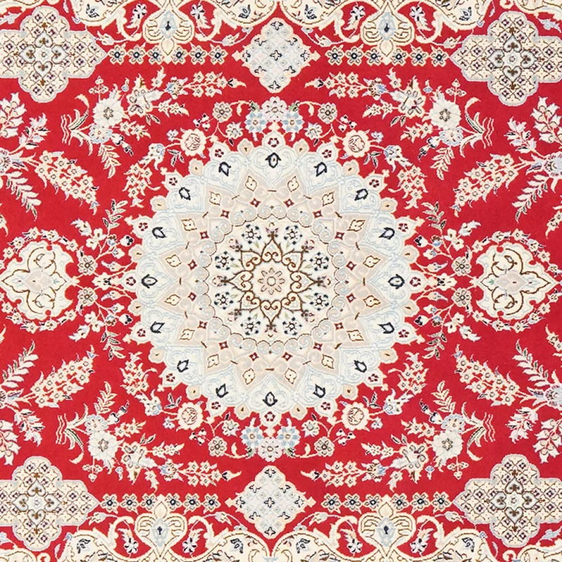 Nain 6La · Handgeknüpft – Rot, 193x129 cm