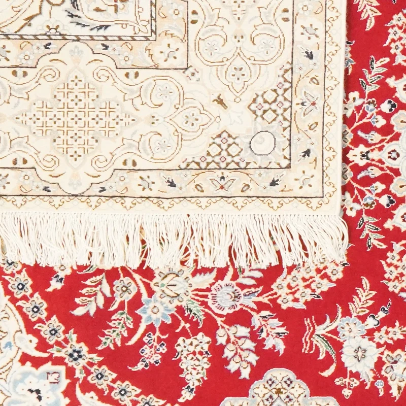 Nain 6La · Handgeknüpft – Rot, 193x129 cm