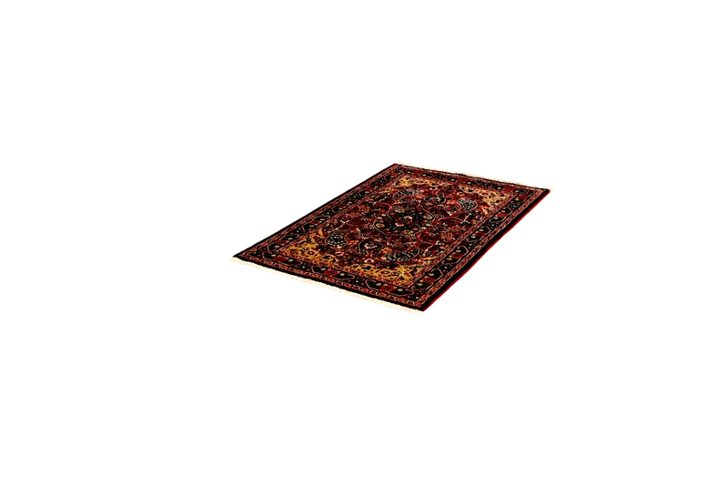 Khoy · Handgeknüpft – Rot, 138x88 cm