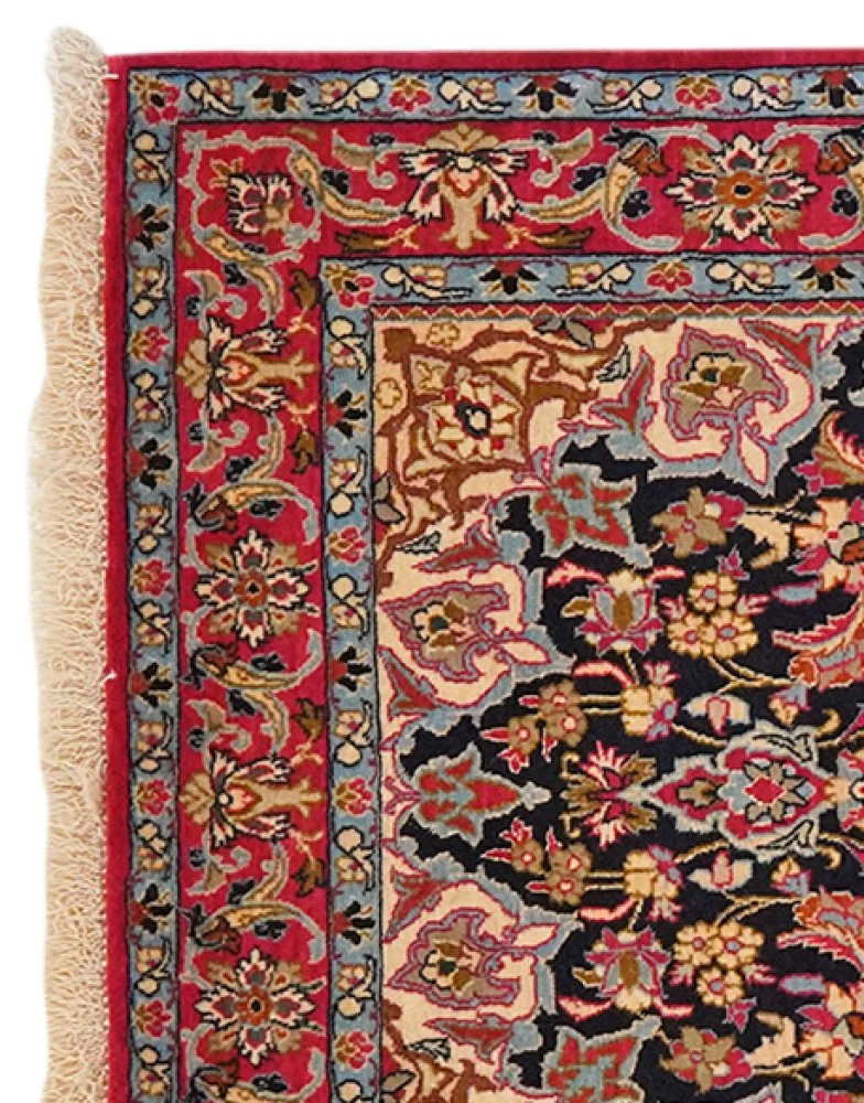 Isfahan · Handgeknüpft – Blau, 119x79 cm