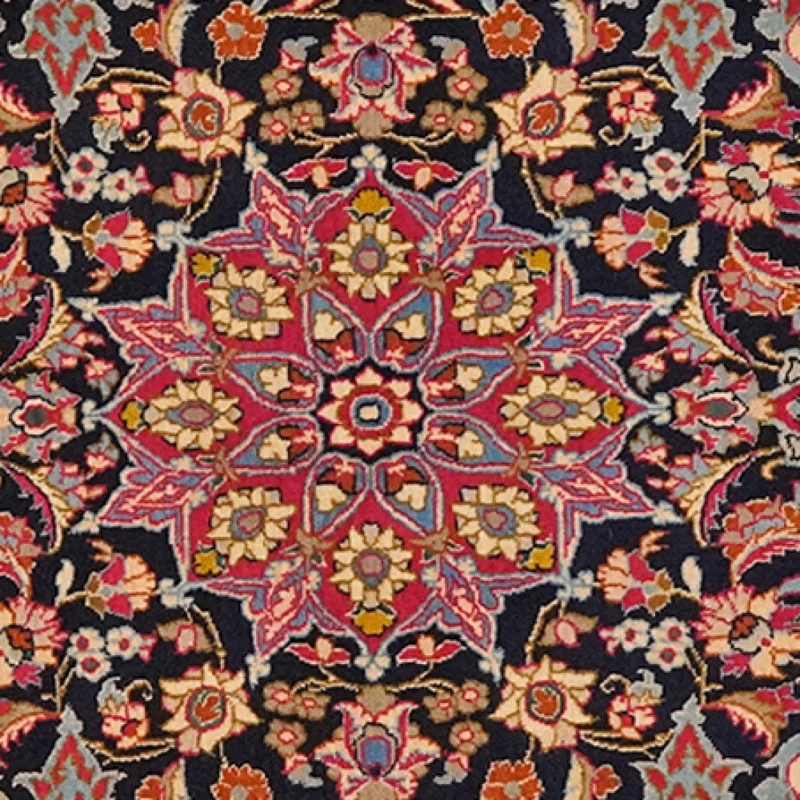 Isfahan · Handgeknüpft – Blau, 119x79 cm
