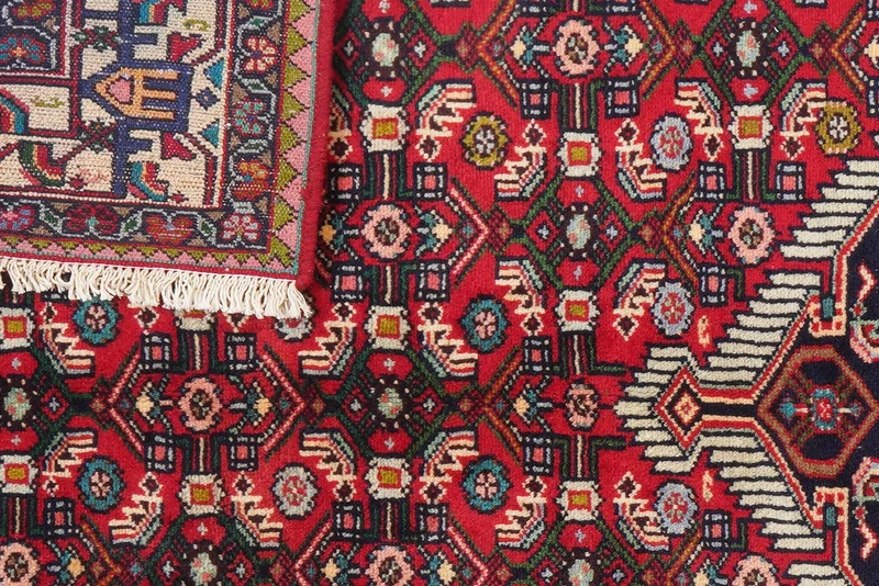 Assadabad · Handgeknüpft – Rot, 207x130 cm
