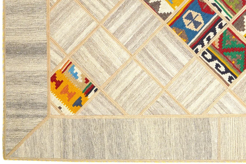 Kelim Tekkeh · Handgewebt – Beige, 200x150 cm