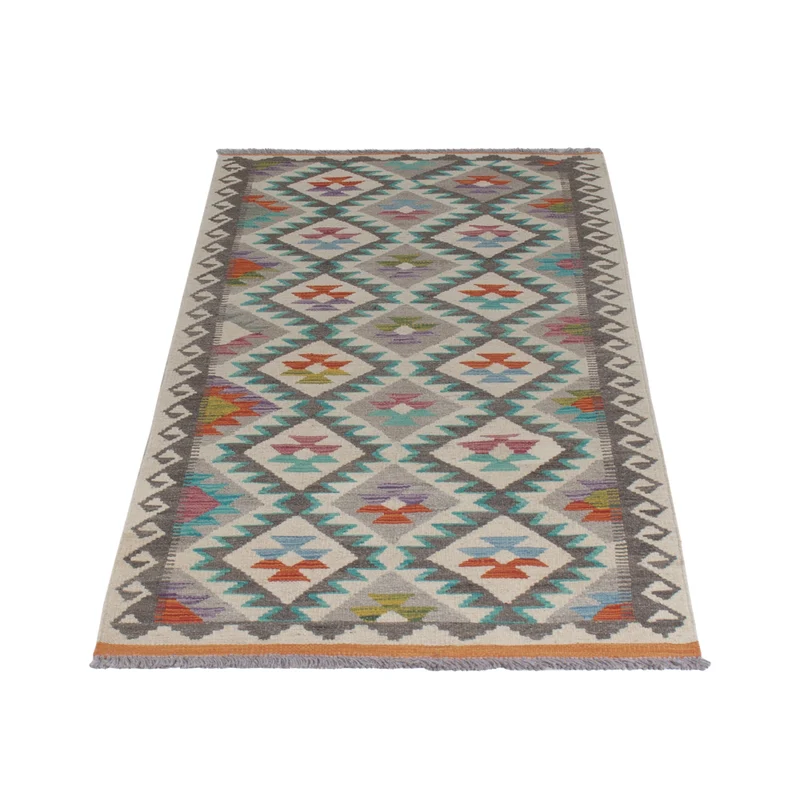 Kelim Maimene Teppich 79x209cm - mehrfarbig