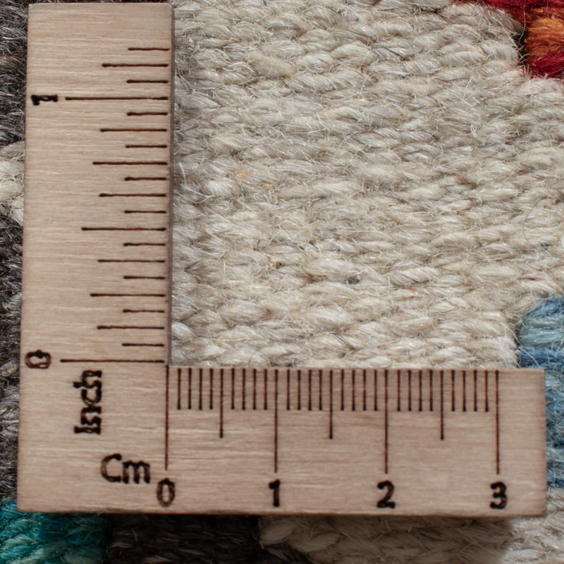 Kelim Maimene Teppich 79x209cm - mehrfarbig