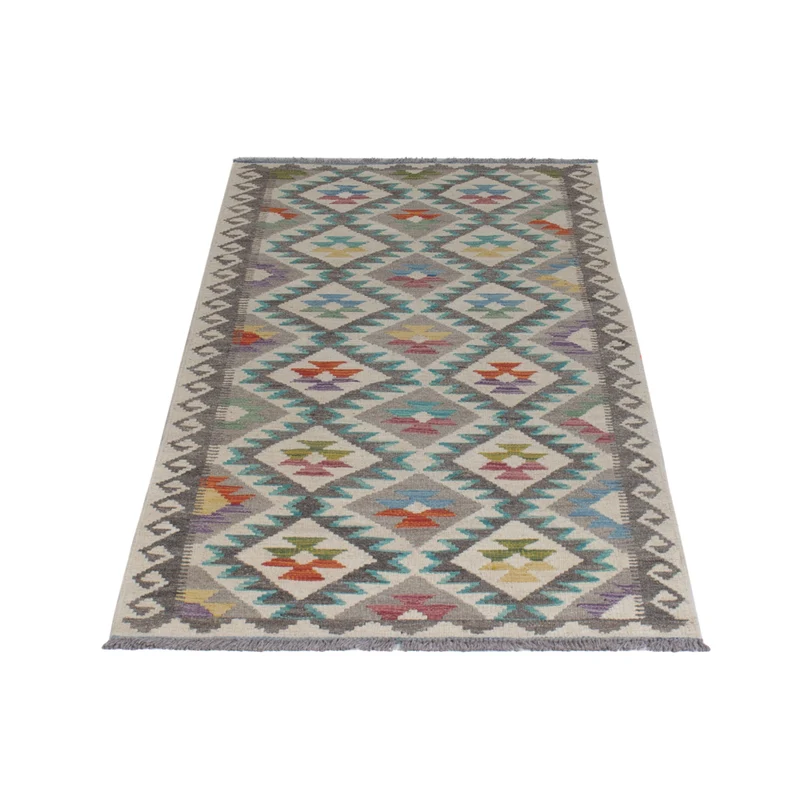 Kelim Maimene Teppich 80x206cm - mehrfarbig