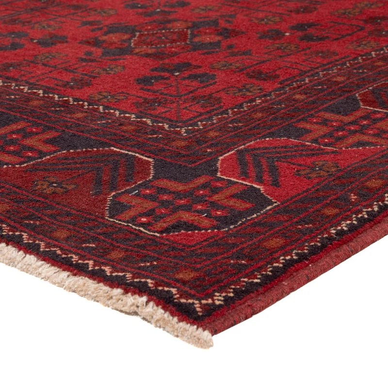 Afghan Teppich - Kunduz - 174 x 227 cm - rot