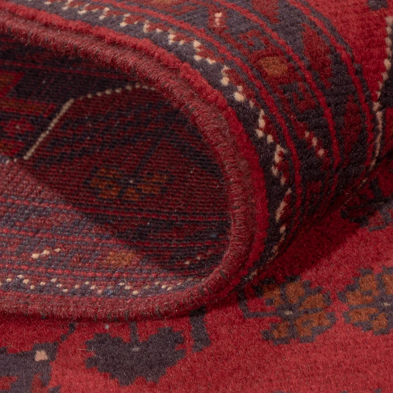 Afghan Teppich - Kunduz - 174 x 227 cm - rot
