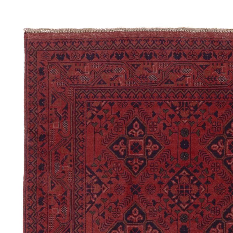 Afghan Teppich - Kunduz - 171 x 233 cm - rot