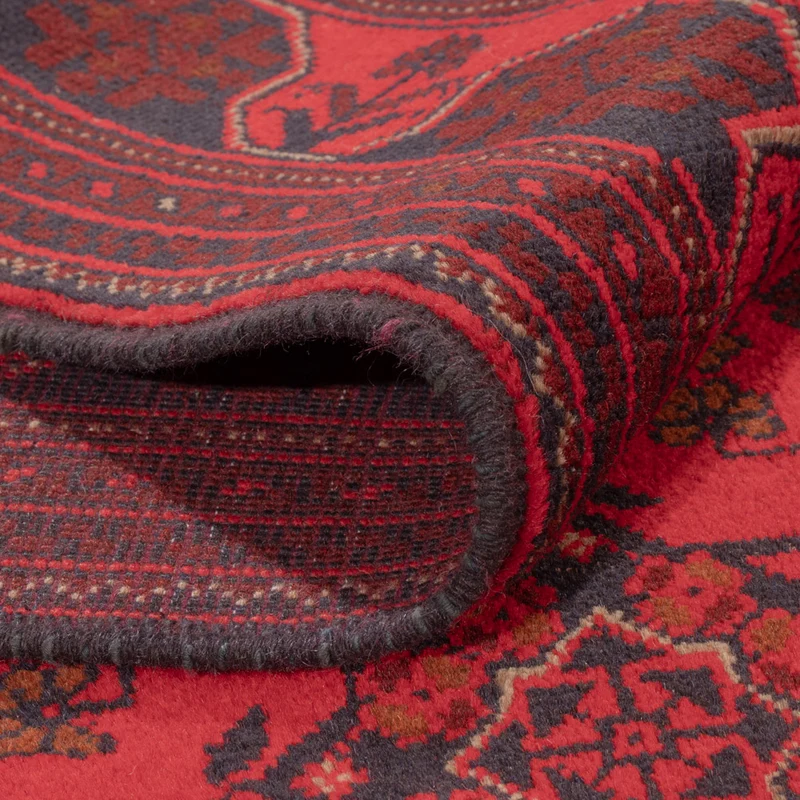 Afghan Teppich - Kunduz - 173 x 223 cm - rot