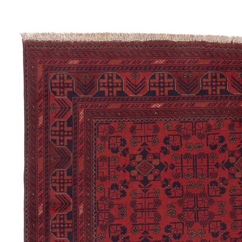 Afghan Teppich - Kunduz - 171 x 227 cm - rot
