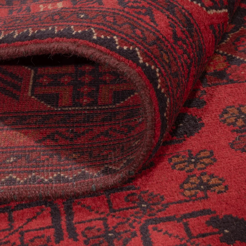 Afghan Teppich - Kunduz - 171 x 227 cm - rot