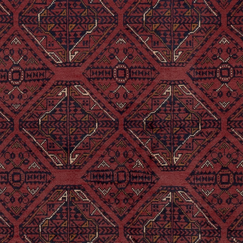 Afghan Teppich 151x191cm - Orientteppich - rot