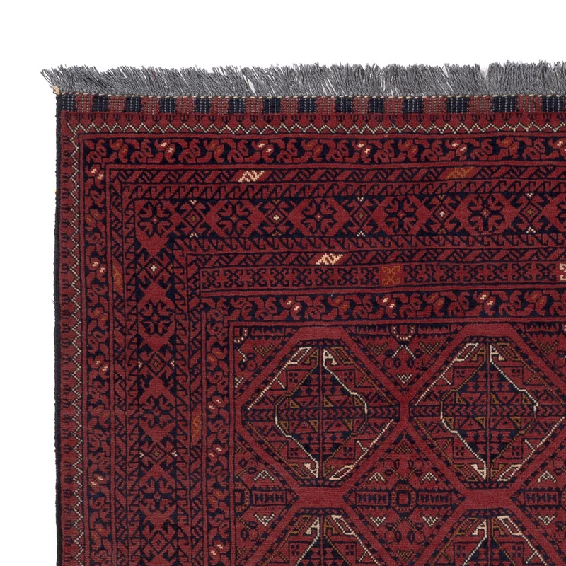 Afghan Teppich 151x191cm - Orientteppich - rot