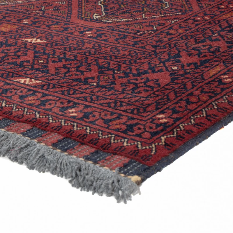 Afghan Teppich 151x191cm - Orientteppich - rot