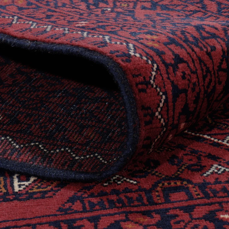 Afghan Teppich 151x191cm - Orientteppich - rot