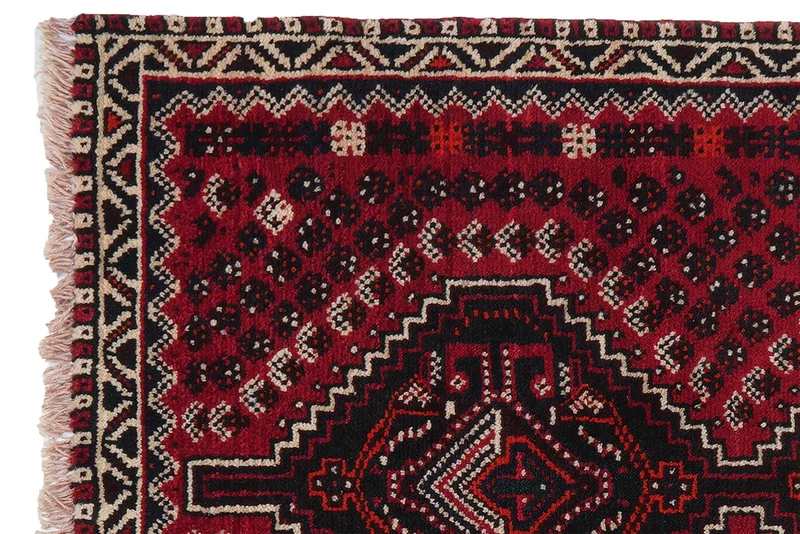 Shiraz · Handgeknüpft – Rot, 123x87 cm