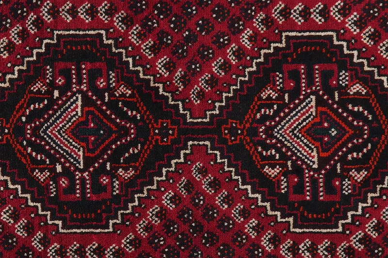 Shiraz · Handgeknüpft – Rot, 123x87 cm