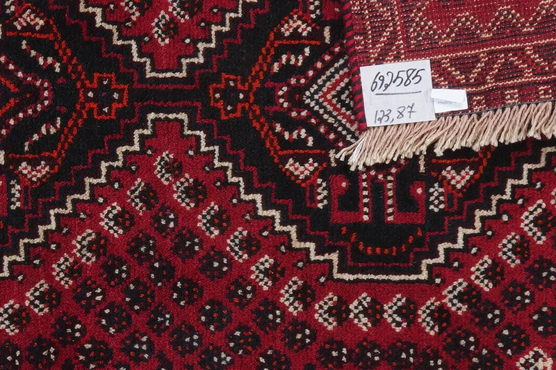 Shiraz · Handgeknüpft – Rot, 123x87 cm