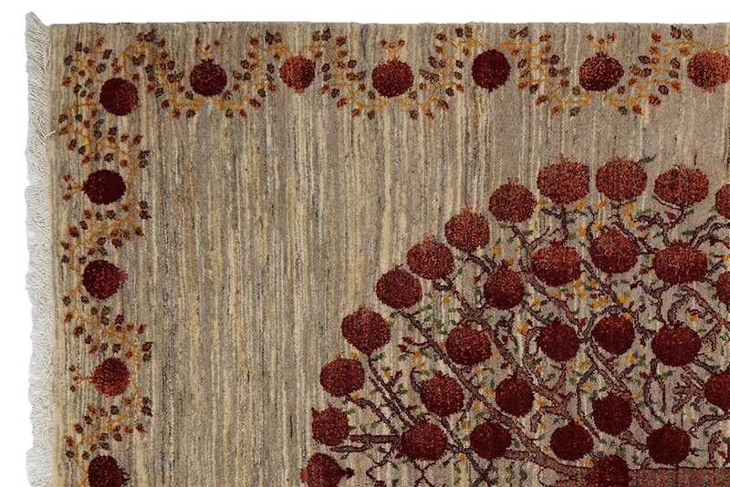 Rizbaf · Handgeknüpft – Braun, 250x163 cm