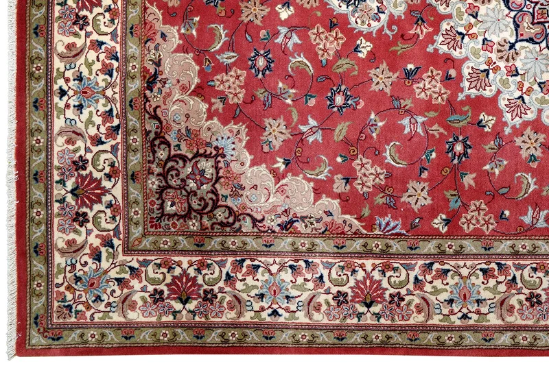 Yazd · Handgeknüpft – Rot, 304x195 cm