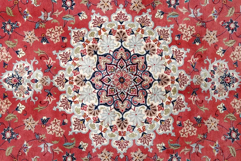 Yazd · Handgeknüpft – Rot, 304x195 cm