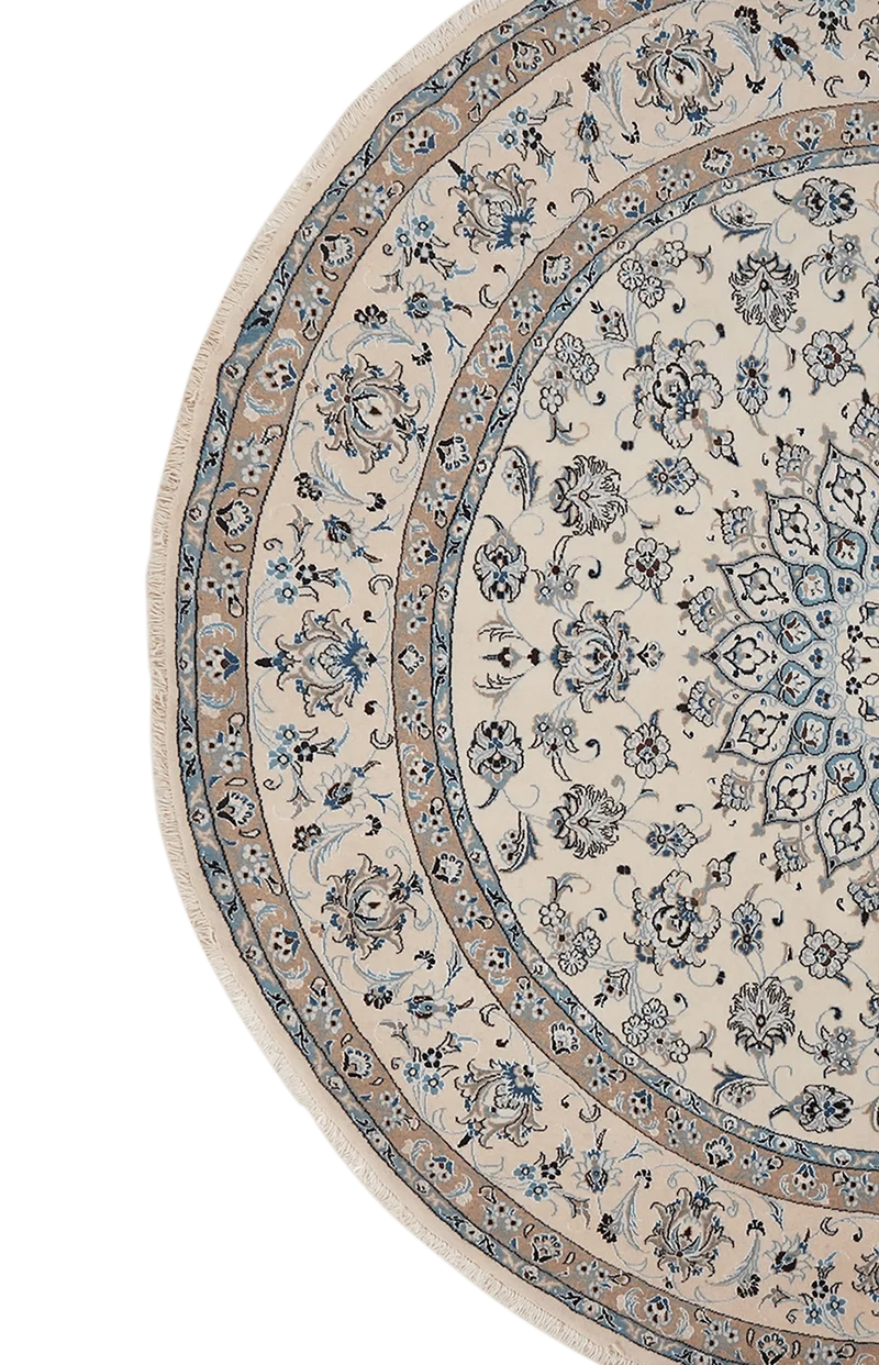 Nain · Handgeknüpft – Beige, 250x250 cm