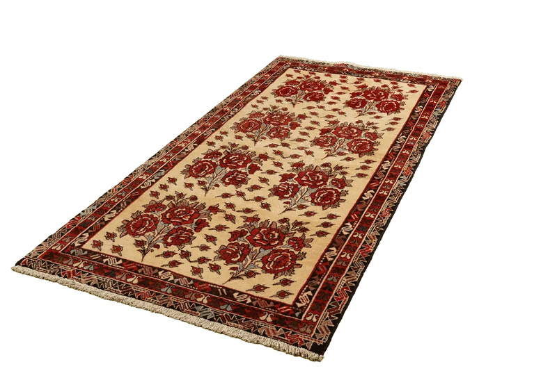 Afshar · Handgeknüpft – Beige, 222x111 cm