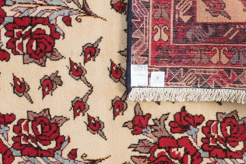 Afshar · Handgeknüpft – Beige, 222x111 cm