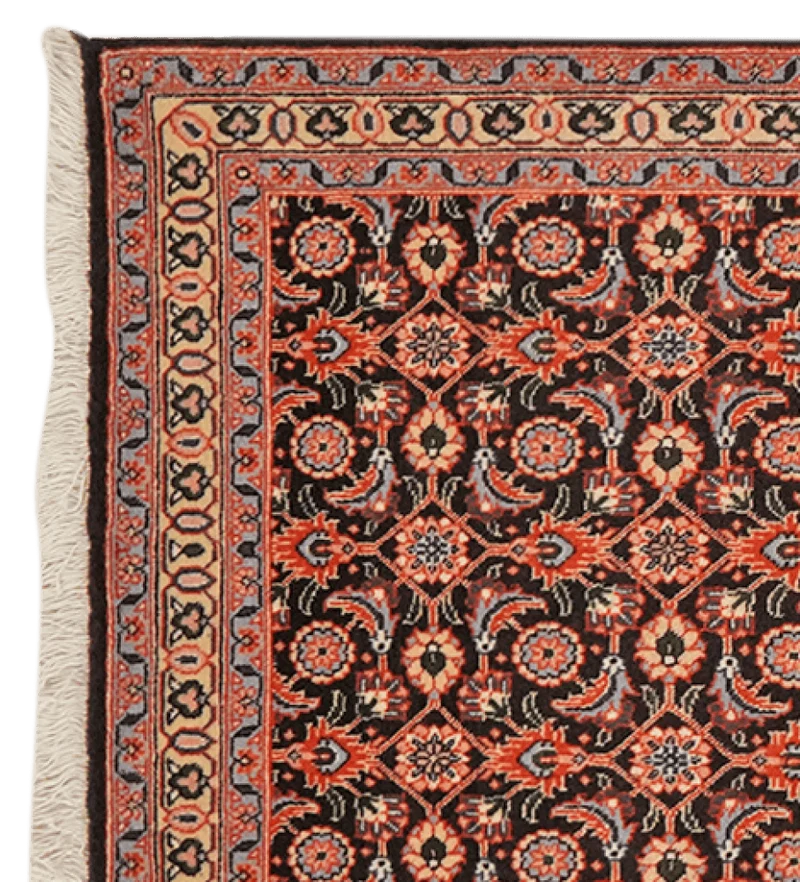 Tabriz 50 Raj · Handgeknüpft – Blau, 200x67 cm