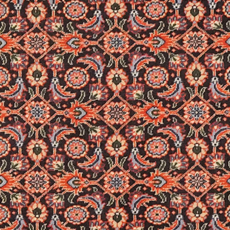 Tabriz 50 Raj · Handgeknüpft – Blau, 200x67 cm