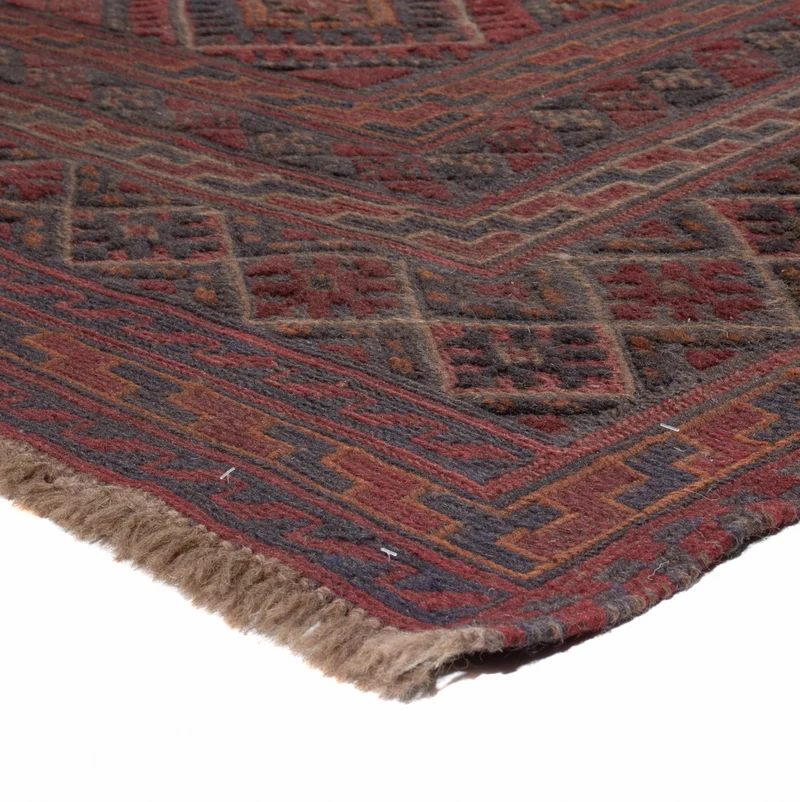 Kelim Afghan Teppich 201x275cm - mehrfarbig