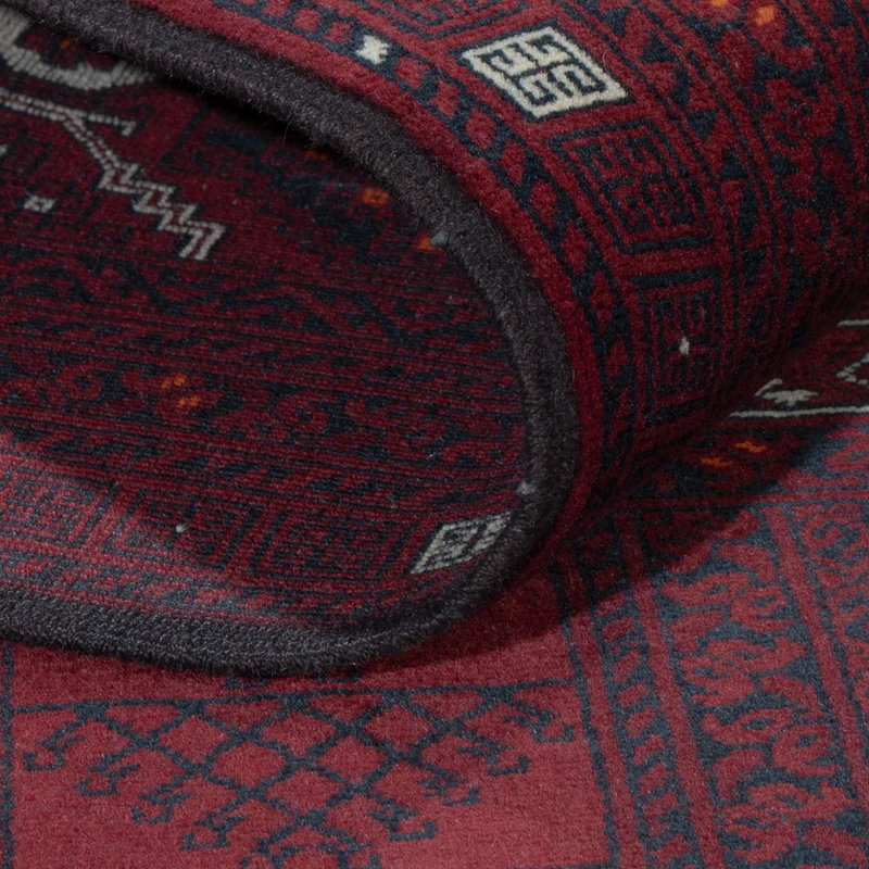 Afghan Teppich 160x249cm - Orientteppich - rot