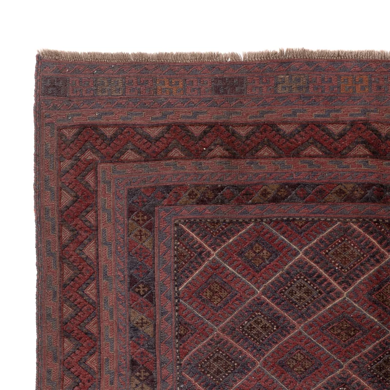 Kelim Afghan Teppich 198x272cm - mehrfarbig