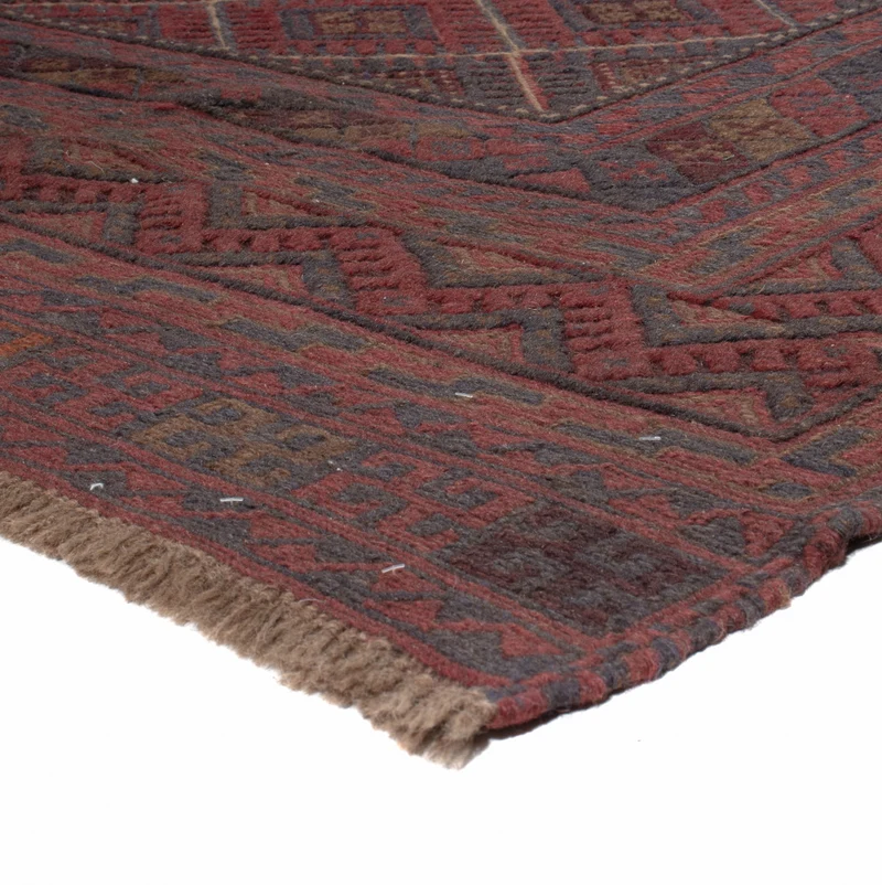 Kelim Afghan Teppich 198x272cm - mehrfarbig