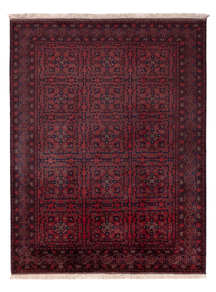 Afghan Teppich 153x198cm - Orientteppich - rot
