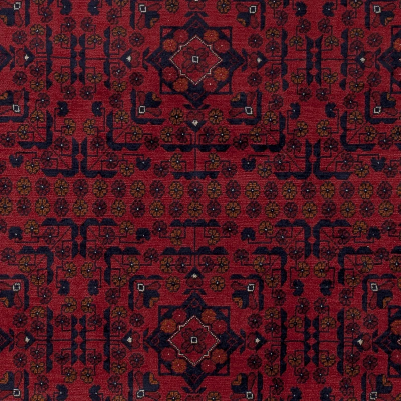 Afghan Teppich 152x201cm - Orientteppich - rot