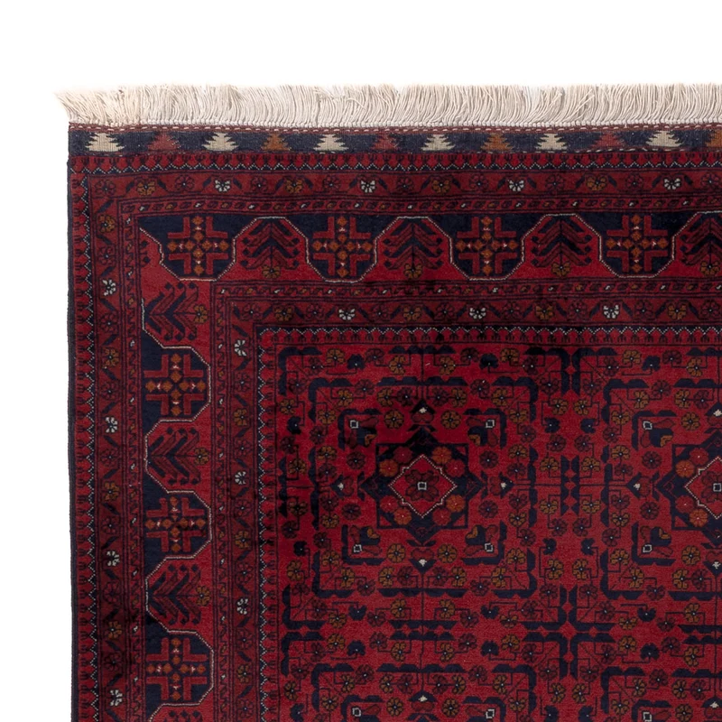 Afghan Teppich 152x201cm - Orientteppich - rot